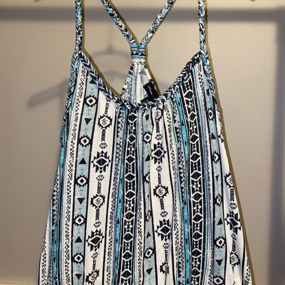 Mason + Mackenzie XL - Junior type fit- patterned top